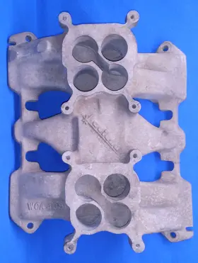 Wca-408 Weiand Vintage Cadillac 331 365 390 Dual Quad Aluminum Intake Manifold