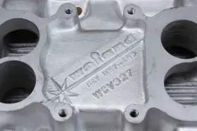 Wcv327 Weiand Vintage Chevrolet Sb Intake Manifold 2x4 Two Four Barrel 327 #3