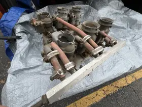 Wo6-9 Weiand 1959 To 64 394 Oldsmobile Drag Star 6x2 Intake With Carbs Gasser Rat Rod #3