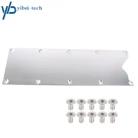 Yi157920t Yibei-tech Fit For Ls Gen 3 Billet Valley Pan Cover Plate No Knock Sensor Lsx Ls1 Lq4 Lm7