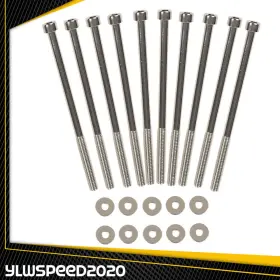V-02iep4502asl Ylwspeed20 Stainless Steel Intake Manifold Bolts Kit Fit For Camaro Gm Lsx Ls1 Ls2 Ls3 Ls6