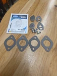 Empi 3447 Raw Steel Heat Riser Block Off Plates & Bolts Exhaust Gaskets Vw .. Fixed Price $14.50.