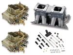 Weiand Tunnel Ram Intake KIT,2X4 450CFM CARBS,W/LINKAGE,351C,4V,FORD Small Block. Fixed Price $2299.99.