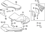 Genuine Nissan Intake Duct Front Bracket 16588-4BB0B. Fixed Price $16.04.
