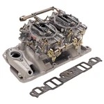 Edelbrock 2025 Rpm Air-gap Dual-quad Intake Manifold/carburetor Kit. Fixed Price $1931.17.