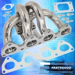 For 92-01 Honda Prelude H22A BB6 Jdm Stainless Steel T3/T4 Turbo Manifold Header. Fixed Price $116.99.