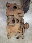 Gm 1973 1983 Small Block Chevy Intake Maifold 340266 2BARREL Cast Iron. Fixed Price $40.00.