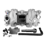 Edelbrock Intake Manifold 7159; Dual Plane Satin Aluminum For Chevy 348/409 "w". Fixed Price $638.95.