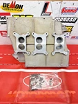Rare 426 440 Mopar Dodge STR-14-6 Edelbrock 3X2 Six Pack Intake Manifold. Fixed Price $1799.99.
