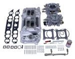 Edelbrock 2065 Rpm Air-gap Dual-quad Intake Manifold/carburetor Kit. Fixed Price $2010.04.