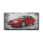Stunning 1997 Ford Mustang Svt Cobra Red Classic Vanity Plate - Durable Metal. Fixed Price $19.79.