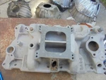 Aluminum Intake Sbc Edelbrock 3000 S.P.2-P Ihra Nhra Imca Wissota Rat Rod Ump. Fixed Price $100.00.