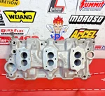 Edelbrock C355 Triple Deuce Sbc Chevy 350 3X2 Power Six Pack Intake Manifold. Fixed Price $249.99.