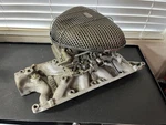 Vintage Weiand 7519 X-celerator Small Block Ford Sbf 302 Intake & Holley Carb. Fixed Price $400.00.