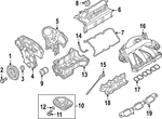 Genuine Nissan Gasket 14035-6KA0B. Fixed Price $22.17.