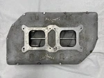 Nice Edelbrock 426 Hemi 2X4 Bbl Carburetor Inline Rat Roaster Intake Gtx Cuda. Fixed Price $750.00.