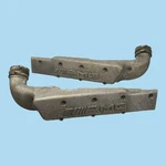 M113K Air Intake Manifold Plenum Set Oem Mercedes W219 CLS55 SL55 E55 Amg. Fixed Price $169.95.