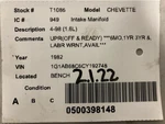 Intake Manifold Fits 79-87 Acadian 1513510. Fixed Price $56.54.