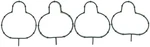 Mahle MS19421 Engine Intake Manifold Gasket Set For 05-19 Equator Frontier. Fixed Price $24.79.