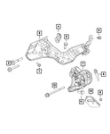 Genuine Mopar Hex Head Patch Lock Bolt Mounting 6512347AA. Fixed Price $13.97.