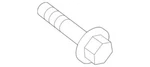 Genuine Ford Mount Bracket Bolt -W503300-S437. Fixed Price $14.93.