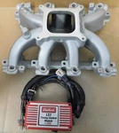 Edelbrock 29085 LS1 Chevy Victor Jr Intake & Ignition Box,single Plane, 4150 Flg. Fixed Price $589.99.