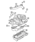 Genuine Mopar Intake Manifold 4591848AG. Fixed Price $623.61.