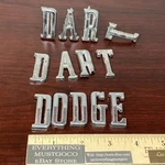1960S 1967 1968 Dodge Dart Quarter Panel Block Letter Emblem Nameplate Spell Out. Fixed Price $79.71.
