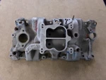 Used Edelbrock S.P.2.P. Intake Manifold Small Block Chevy 327 350 383 Aluminum. Fixed Price $39.99.