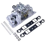 Edelbrock Single-quad Manifold & Carb Kit,fits 1957-1986 Small Block Chevy. Fixed Price $958.95.