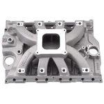 Edelbrock Intake Manifold 29365; Victor Single Plane Satin Ford 332-428 Fe. Fixed Price $1049.95.