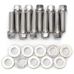 Edelbrock 8559 Intake Manifold Bolt Set, Steel, Fits Pontiac V8. Fixed Price $34.99.