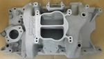 Edelbrock 2176 Performer Intake, Mopar 318-360, Dual Plane, 4150 Flg, 0-5500RPM. Fixed Price $311.99.