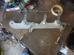 Aluminum Tunnel Ram Intake Sbc Edelbrock Dual Carb Linkage 2801B Nhra Rat Rod. Fixed Price $300.00.