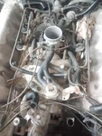 73-74-75 Mercedes 450SL Upper + Lower Intake Manifold 1171410901 W/throttle Body. Fixed Price $399.99.