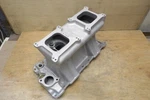 Weiand 2X4 Tunnel Ram 1984 Intake Dual Quad Carb Small Block Chevy Vintage Rod. Fixed Price $479.99.