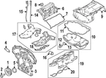 Genuine Nissan Intake Manifold 14001-5CA0D. Fixed Price $948.36.
