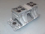 Weiand Big Block Chevy 2X4 Dual Quad Tunnel Ram Intake Manifold W/top 2991 2893. Fixed Price $625.00.
