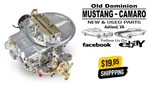 1965-1973 Mustang 289/302 Holley 350 Cfm Barrel Carburetor. Fixed Price $749.95.
