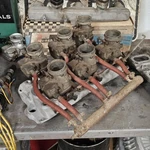 Chevy 409 Intake Stromberg 97 Carbs 6X2 348 Vtg Weiand Manifold Hot Rod Gasser. Fixed Price $2799.99.