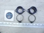 1972 Honda CL450 Scrambler H20288) Engine Air Intake Boots Set With Clamps. Fixed Price $27.49.