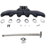 Dps T3 Exhaust Manifold + Oil Drain Kit 98-02 Dodge Ram 5.9L Cummins Performance. Fixed Price $459.99.
