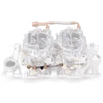 Edelbrock 7094 Dual Quad Chevy & Ford Intake Manifold Carburetor Linkage Kit. Fixed Price $94.95.