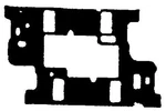 Intake Manifold Gasket Fits Ford Saab Capri Consul Granada Bga MG0343. Fixed Price $26.74.
