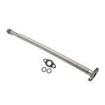 Diesel Power Source 25" Stainless Flexible Turbo Oil Drain Tube Cummins. Fixed Price $50.00.