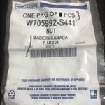 Ford Oem/nos W705992-S441 Nuts QTY.3 New Item Open Bag. Fixed Price $12.99.