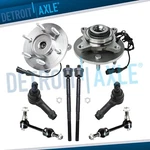 Front Wheel Bearing Hub Tie Rod Sway Bar Kit 2004 2005 Ford F-150 4WD 6LUG. Fixed Price $198.96.