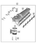 Genuine Mopar Intake Manifold 68442672AH. Fixed Price $372.47.
