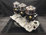 Edelbrock C357 Triple Deuce 3X2 Power Six Pack Induction System. Fixed Price $1975.00.
