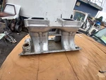 Edelbrock UR2X Dual Quad Big Block Chevy Tunnel Ram Intake Manifold Bbc Gasser. Fixed Price $650.00.